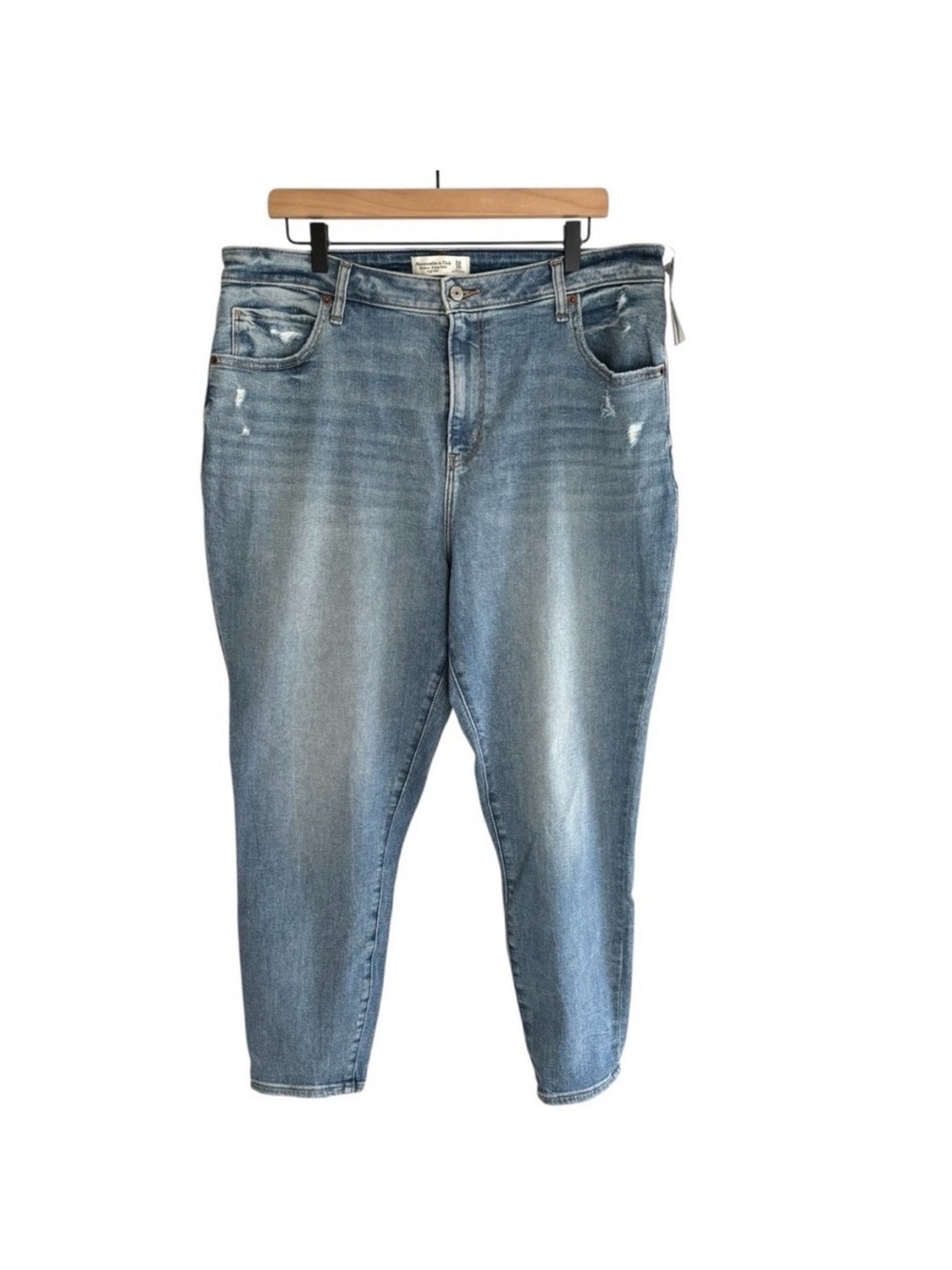 Abercrombie Curve Love Super Skinny Ankle High Rise Jeans NWT 18R / 34